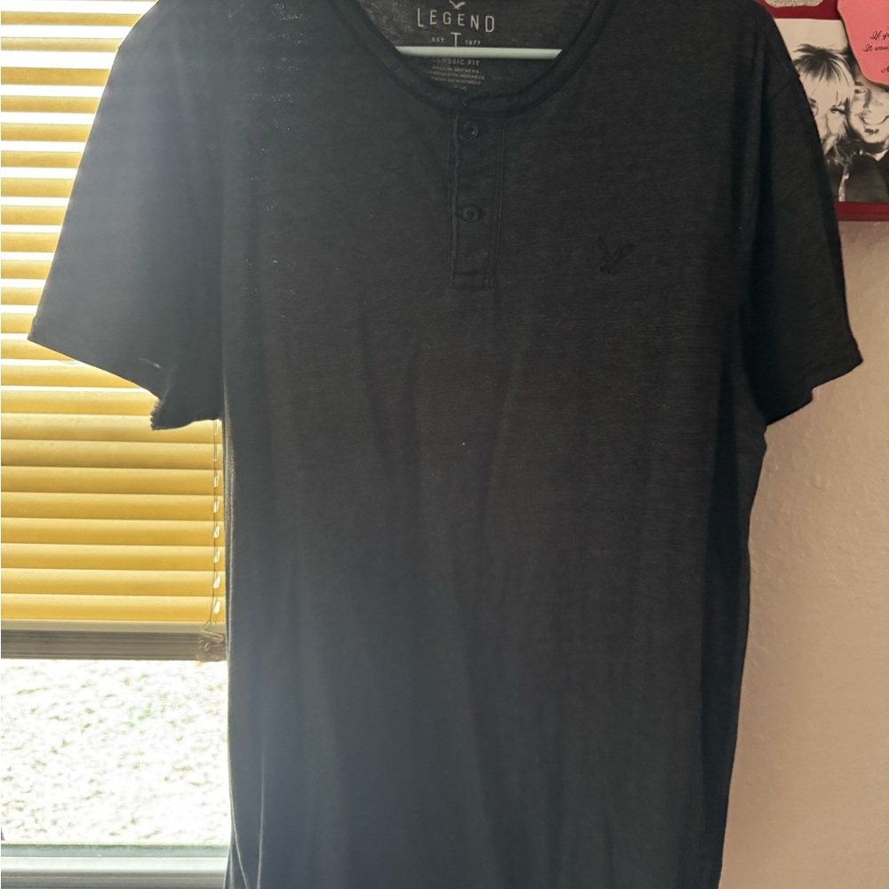 American Eagle Outfitters Dark Gray Short Sleeve Tee BOGO